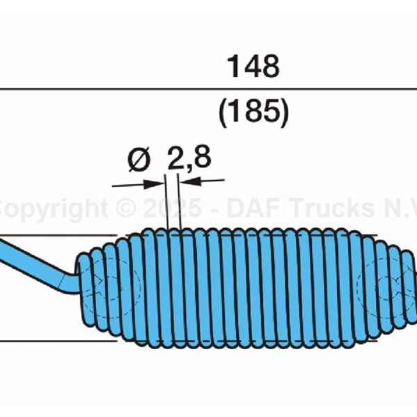 Return spring - 9500448